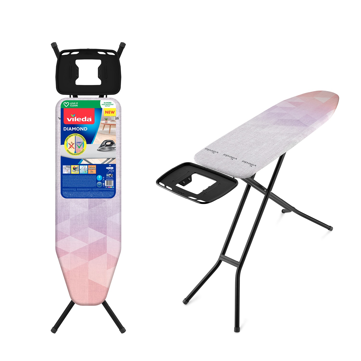 Vileda perfect 2 in 1 plus normale grootte strijkplank 440 x 1220 mm kopen? | Korting tot 57 Vileda perfect 2 in 1 plus normale grootte strijkplank 440 x 1220 mm kopen? | Korting tot 57